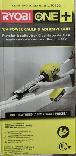 Ryobi 18v power caulk & adhesive  Gun