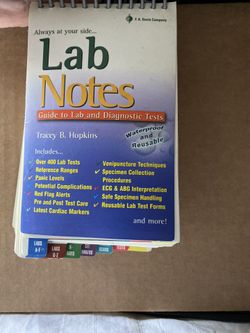 Lab pocket notebook