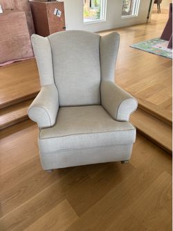 Pottery Barn Wingback Baby Rocking Chair