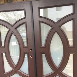 Double doors.  Never Installed