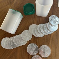 Silver Dollar Eagles Mint Fresh