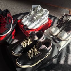 Nike Air Jordan’s Bred 1,  A Ma Maniere 1 And 3, Neutral Grey  1 Sz 10.5