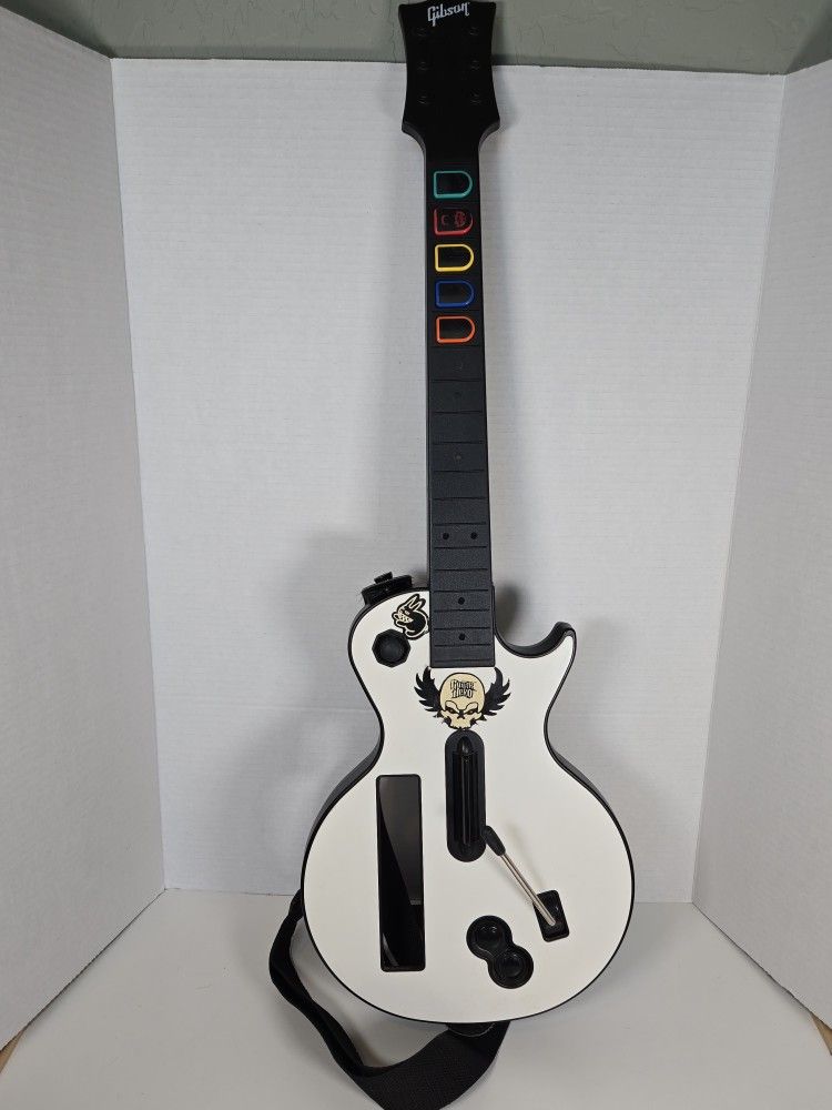 Nintendo Wii Wireless Gibson Les Paul guitar controller for Guitar Hero