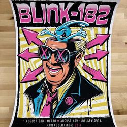Blink 182 Concert Poster 
