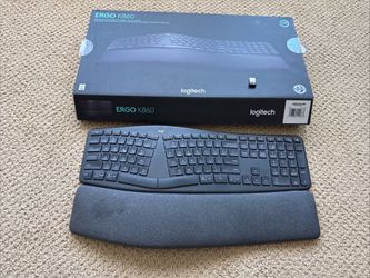 Logitech ERGO K860 wireless keyboard, black