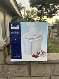 New Elite Ice Cream Maker