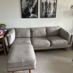 Article Couch and Ottoman