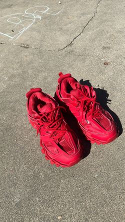 Balenciaga track all red shoes size 43