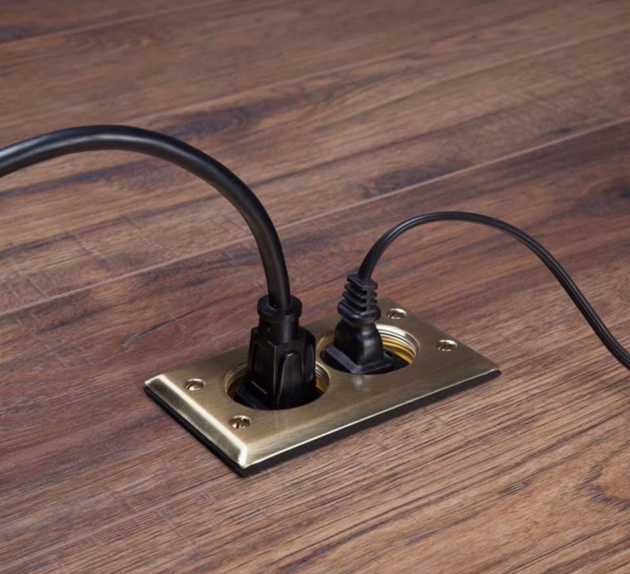 Hubbell 6500BR-5 15 Amp Rectangular Floor Box Kit