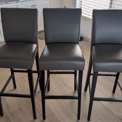 3 High Top Bar Chairs
