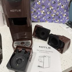 Kotlie Multi Capsule Coffee  Machine (for Ground / Nespresso And Kcups 