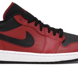 Jordan 1 Low (reverse bred Pebbled Swoosh) 