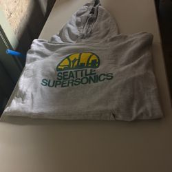 Seattle Supersonics Grey Hoodies