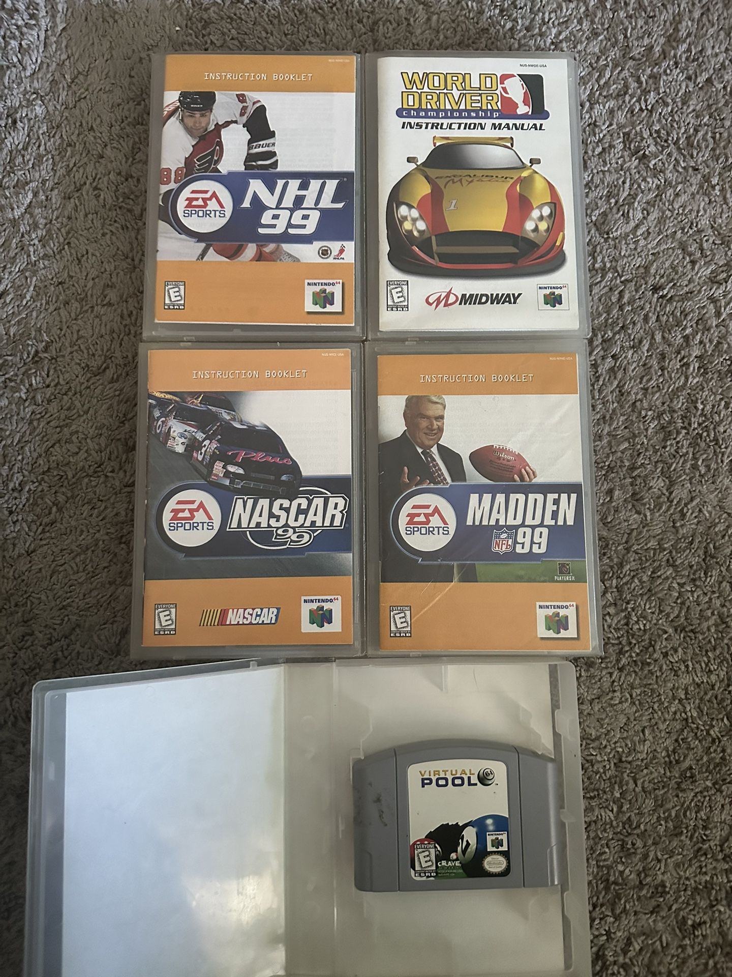 N64 Games With Cases And Manuals