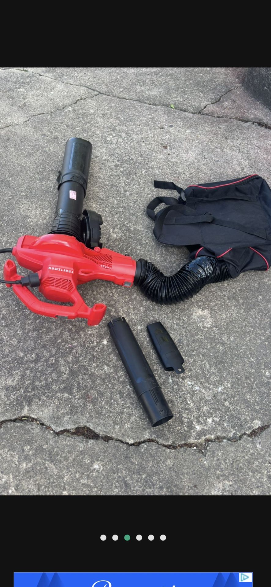 Leaf Blower And Vacuum 