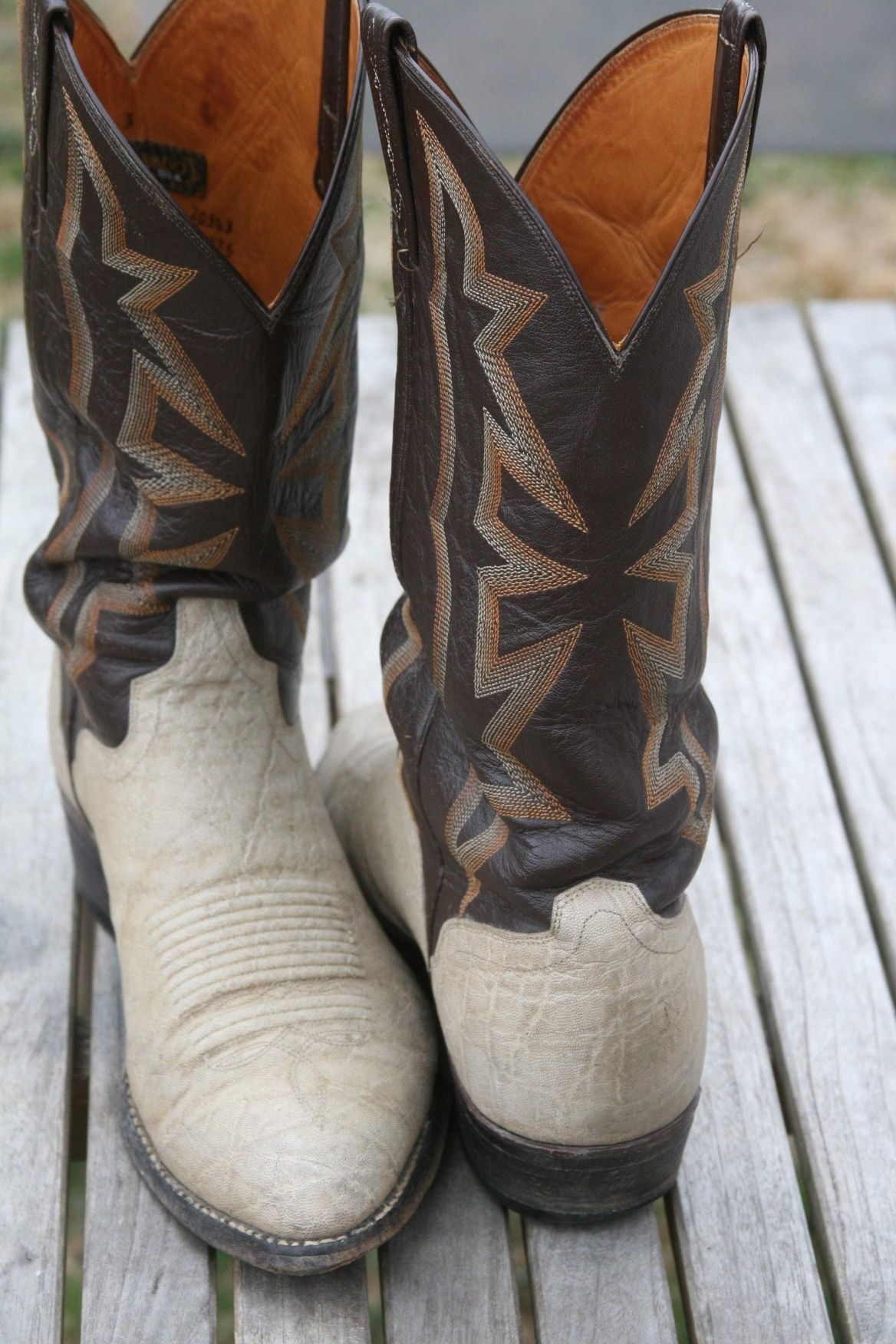 Nocona elephant clearance skin cowboy boots
