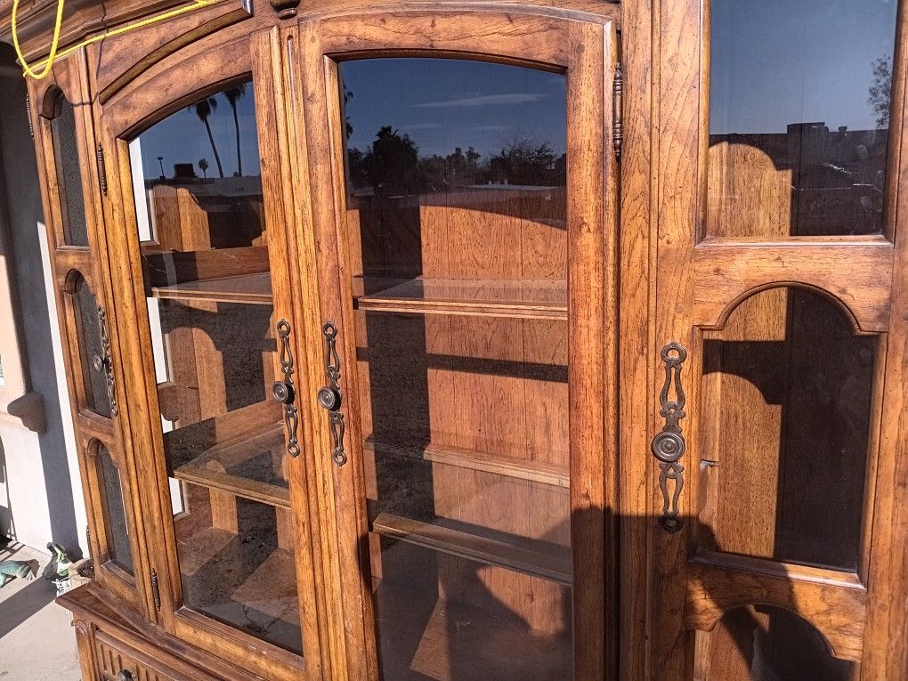 Wooden China Cabinet
