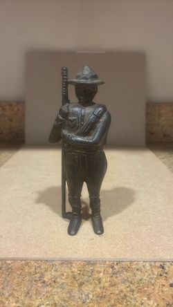 Vintage Coin Bank Boy Scout or Soldier