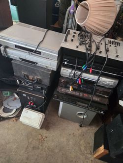 Vintage speakers video players more