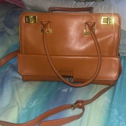 Brown Segolene Cross Body Bag 
