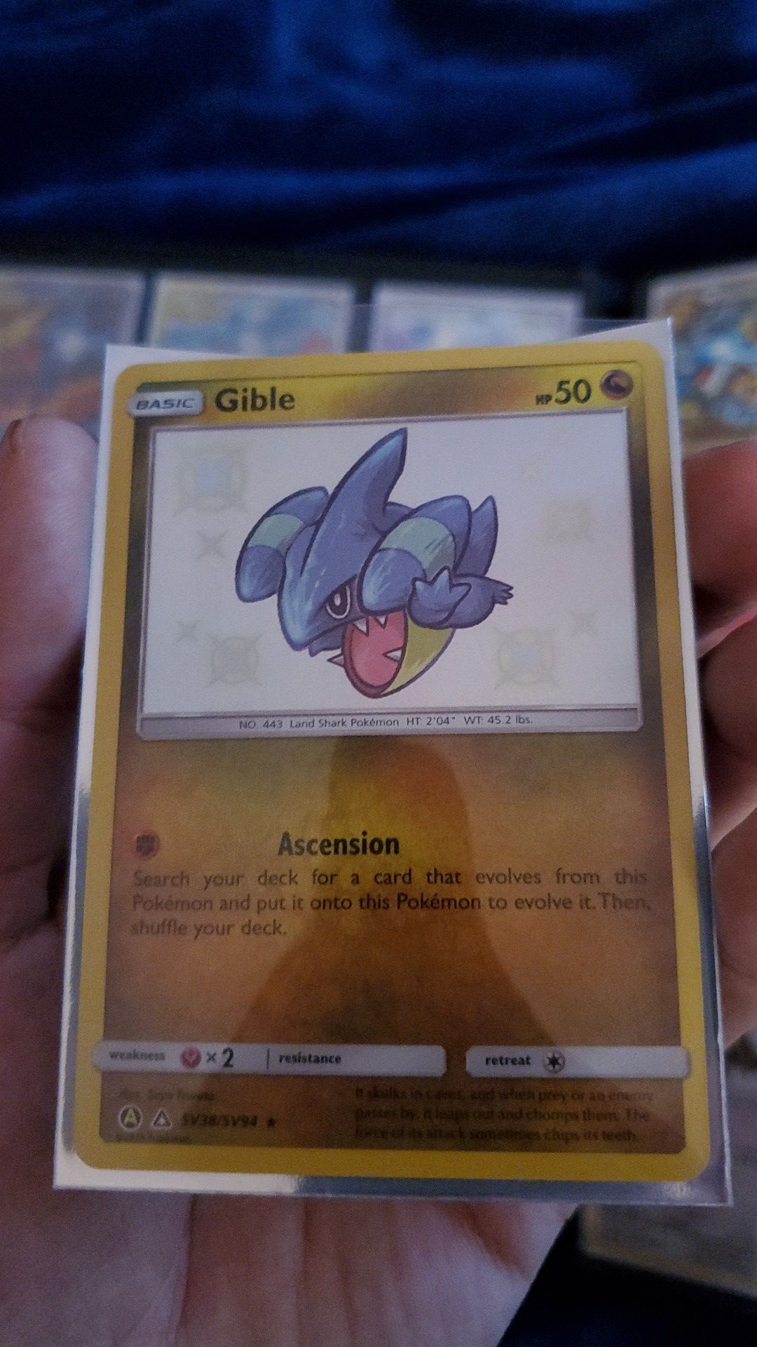 Shiny Gible Pokemon Card