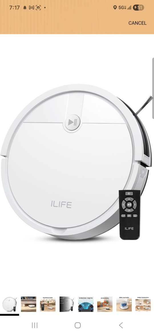 ILIFE V2 Robot Vacuum Cleaner