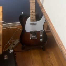 Squire Telecaster And Frontman 10G AMP