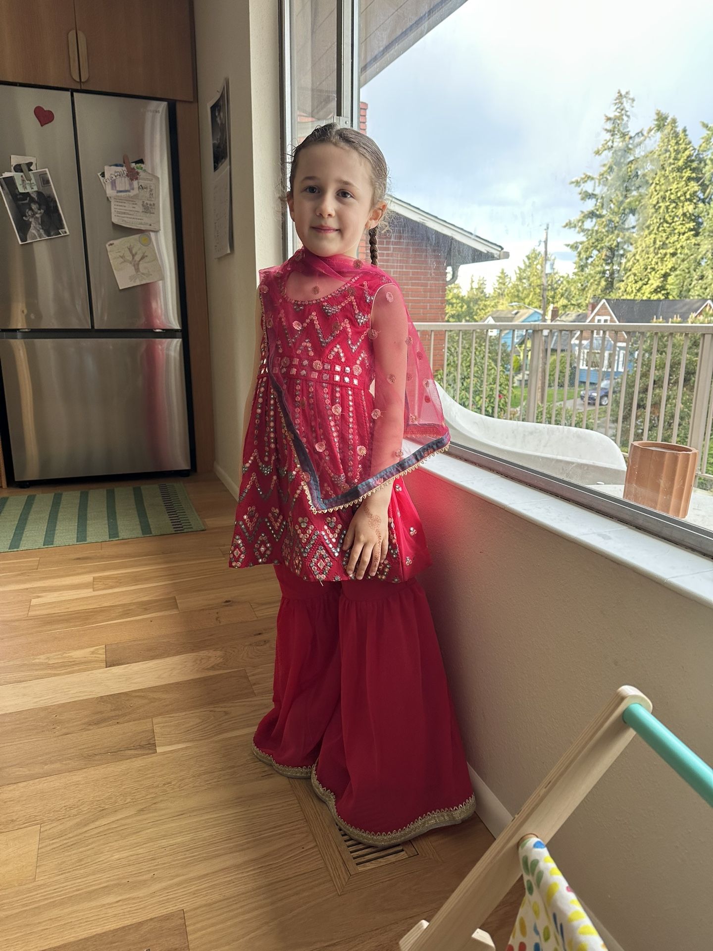 Girls 3-4 Indian Pakistani Party Dress