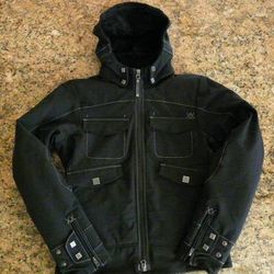 Like New Mountain Hardwear Hooded Bomber Length Jacket, Cost $250, sell 