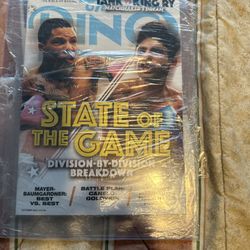 Ring Magazine Tank Vs Ryan  ( State Of The Game) Oct , 2022 Issue 