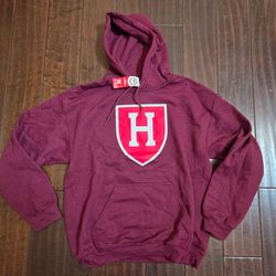 New Harvard University Hoodie Sz M