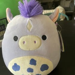 8” Squishmallow Purple Horse 