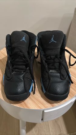 AUTHENTIC JORDAN 1Y RETRO GS 'BLACK UNIVERSITY BLUE'