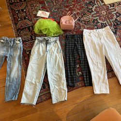 Clothes, Pants, Backpack/Purse/Tutus