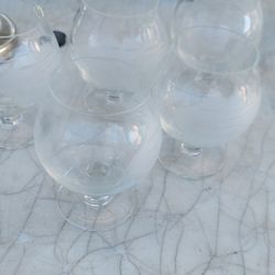Glass Brandy Glasses