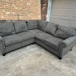 Grey Sectional Couch (Delivery Available)