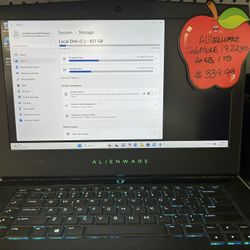 ALIENWARE LAPTOP 