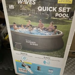 New pool with pump and filter 14x36