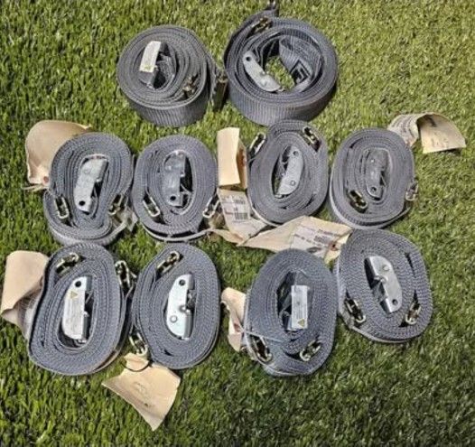 Ancra 40602-18 2" x 16' Cam Buckle Strap w/ E-Track Ends lot of 10, 8 new