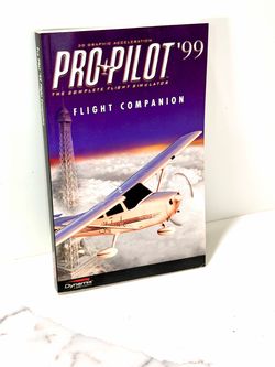 Pro Pilot ’99 Flight Companion Manual Dynamix Sierra PC Flight Simulator 1998