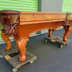 Pool Table 7ft ( Free Delivery & Set Up & New Color Felt Of Your Choice