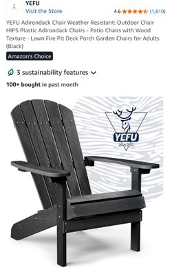 NEW Adirondack Chair Weather Resistant