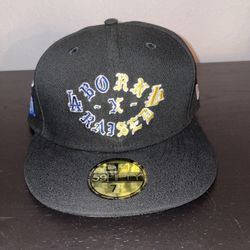 Born X Raised City Of Champions Hat Lakers Dodgers Fitted 7 1/2