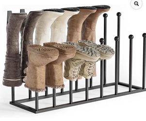 New in it's box czyyul Boot Rack Organizer Tall Boots White Boot Storage Organizer Tall Boots for C