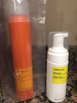 Arrojo Hairspray and Mousse