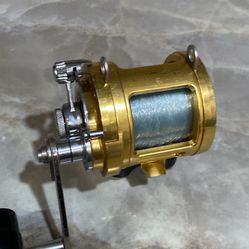Penn INTERNATIONAL 12 TWO SPEEDED by CAL SHEETS Big Game Fishing Reel with ACCURATE Frame