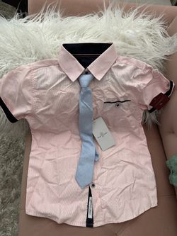 Boys Shirt W/tie Size 6 