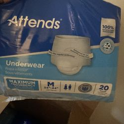 Attend Briefs Size Medium BRAND NEW IN PACKAGES 5 Available