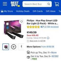 PHILLIPS, Smart LED BAR LIGHT'S 💡💡💡