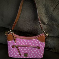 Dooney And Bourke Fuchsia Hobo Bag 